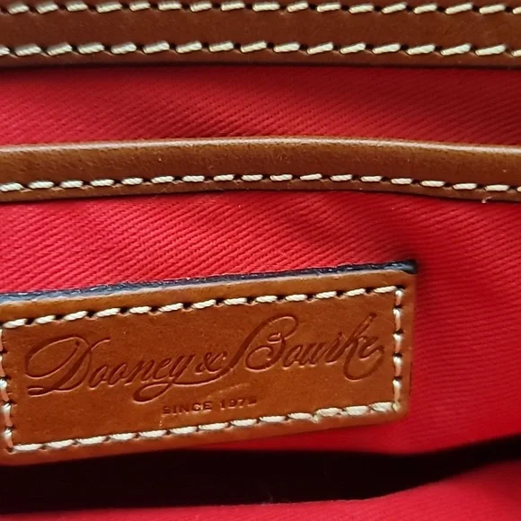 Dooney & Bourke Purple and Brown Satchel - Picture 5 of 8